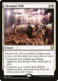 Akroma's Will - Commander Legends - Magic: The Gathering card