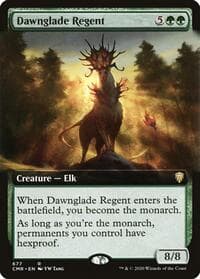 Dawnglade Regent (Extended Art) - Commander Legends - Magic: The Gathering card