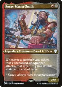 Reyav, Master Smith (Foil Etched) - Commander Legends - Magic: The Gathering card