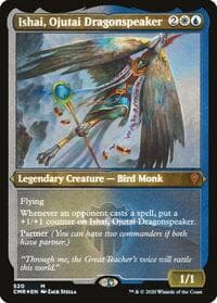 Ishai, Ojutai Dragonspeaker (Foil Etched) - Commander Legends - Magic: The Gathering card