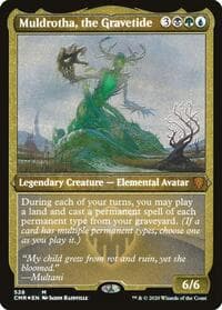 Muldrotha, the Gravetide (Foil Etched) - Commander Legends - Magic: The Gathering card