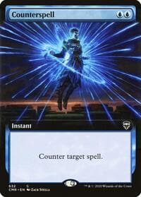 Counterspell (Extended Art) - Commander Legends - Magic: The Gathering card
