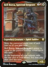 Bell Borca, Spectral Sergeant (Foil Etched) - Commander Legends - Magic: The Gathering card