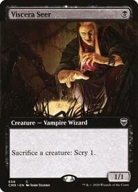 Viscera Seer (Extended Art) - Commander Legends - Magic: The Gathering card
