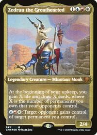 Zedruu the Greathearted (Foil Etched) - Commander Legends - Magic: The Gathering card