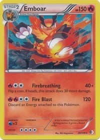 Emboar - 26/149 (Cosmos Holo) - Blister Exclusives - Pokemon card