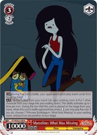 Marceline: What Was Missing - Adventure Time - Weiss Schwarz card