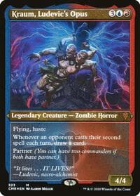 Kraum, Ludevic's Opus (Foil Etched) - Commander Legends - Magic: The Gathering card
