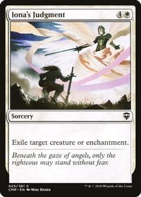 Iona's Judgment - Commander Legends - Magic: The Gathering card