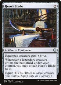 Hero's Blade (314) - Commander Legends - Magic: The Gathering card