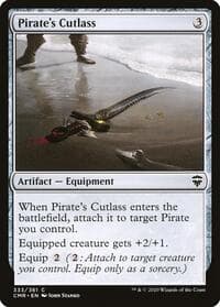 Pirate's Cutlass - Commander Legends - Magic: The Gathering card