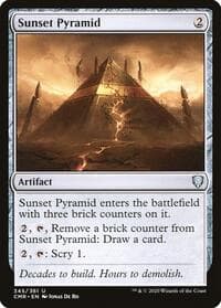 Sunset Pyramid - Commander Legends - Magic: The Gathering card