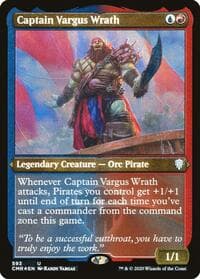 Captain Vargus Wrath (Foil Etched) - Commander Legends - Magic: The Gathering card