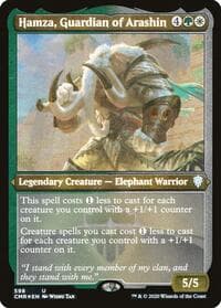 Hamza, Guardian of Arashin (Foil Etched) - Commander Legends - Magic: The Gathering card