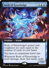 Body of Knowledge (Extended Art) - Commander Legends - Magic: The Gathering card