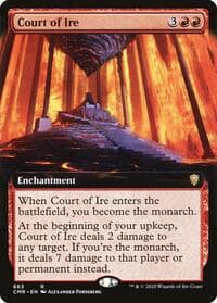 Court of Ire (Extended Art) - Commander Legends - Magic: The Gathering card
