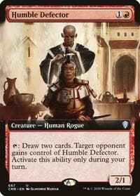 Humble Defector (Extended Art) - Commander Legends - Magic: The Gathering card