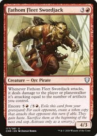 Fathom Fleet Swordjack - Commander Legends - Magic: The Gathering card