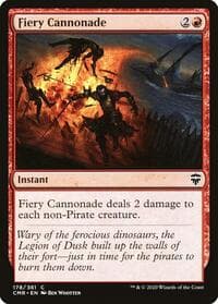 Fiery Cannonade - Commander Legends - Magic: The Gathering card