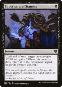 Supernatural Stamina - Commander Legends - Magic: The Gathering card