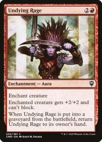 Undying Rage - Commander Legends - Magic: The Gathering card