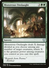 Monstrous Onslaught - Commander Legends - Magic: The Gathering card
