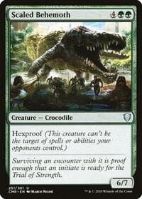 Scaled Behemoth - Commander Legends - Magic: The Gathering card
