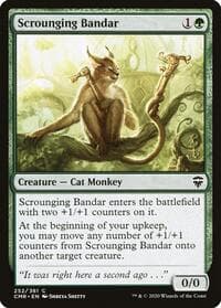 Scrounging Bandar - Commander Legends - Magic: The Gathering card