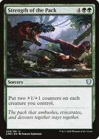 Strength of the Pack - Commander Legends - Magic: The Gathering card