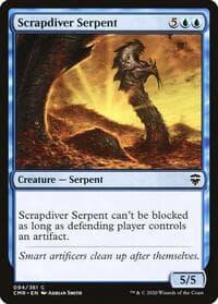 Scrapdiver Serpent - Commander Legends - Magic: The Gathering card