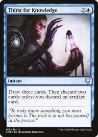 Thirst for Knowledge - Commander Legends - Magic: The Gathering card
