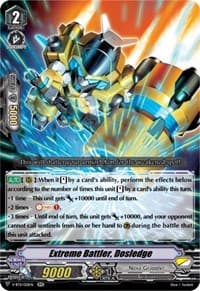Extreme Battler, Dosledge - V-BT11: Storm of the Blue Cavalry - Cardfight Vanguard card