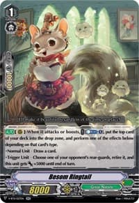 Besom Ringtail - V-BT11: Storm of the Blue Cavalry - Cardfight Vanguard card