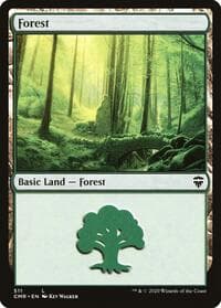 Forest (511) - Commander Legends - Magic: The Gathering card