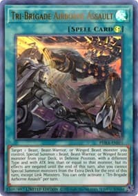 Tri-Brigade Airborne Assault (UR) (PHRA-ENSP1) - Phantom Rage - YuGiOh card