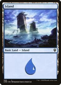 Island (506) - Commander Legends - Magic: The Gathering card