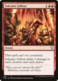 Volcanic Fallout - Commander Legends - Magic: The Gathering card