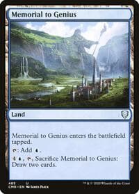 Memorial to Genius - Commander Legends - Magic: The Gathering card