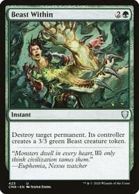 Beast Within - Commander Legends - Magic: The Gathering card