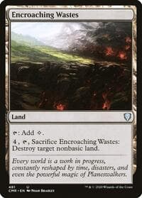 Encroaching Wastes - Commander Legends - Magic: The Gathering card