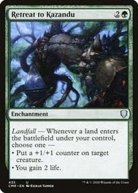 Retreat to Kazandu - Commander Legends - Magic: The Gathering card
