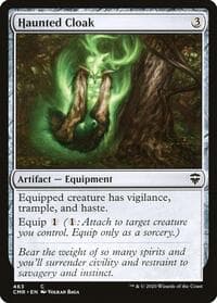 Haunted Cloak (463) - Commander Legends - Magic: The Gathering card