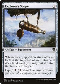 Explorer's Scope - Commander Legends - Magic: The Gathering card