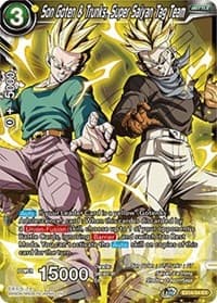 Son Goten & Trunks, Super Saiyan Tag Team - Expansion Deck Box Set 14: Battle Advanced - Dragon Ball Super: Masters card