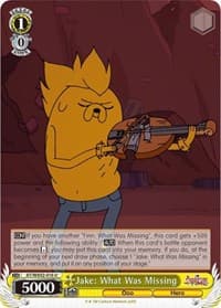 Jake: What Was Missing - Adventure Time - Weiss Schwarz card
