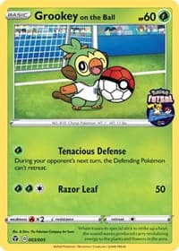 Grookey on the Ball - 003/005 (Pokemon Futsal) - Miscellaneous Cards & Products - Pokemon card