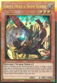 Ghost Ogre & Snow Rabbit (Alternate Art) - Maximum Gold - YuGiOh card