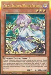 Ghost Reaper & Winter Cherries (Alternate Art) - Maximum Gold - YuGiOh card