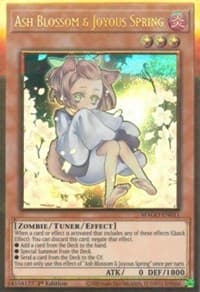Ash Blossom & Joyous Spring (Alternate Art) - Maximum Gold - YuGiOh card