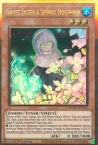 Ghost Sister & Spooky Dogwood (Alternate Art) - Maximum Gold - YuGiOh card